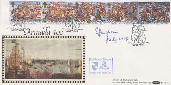 Spanish Armada, Signed by Lord Effingham