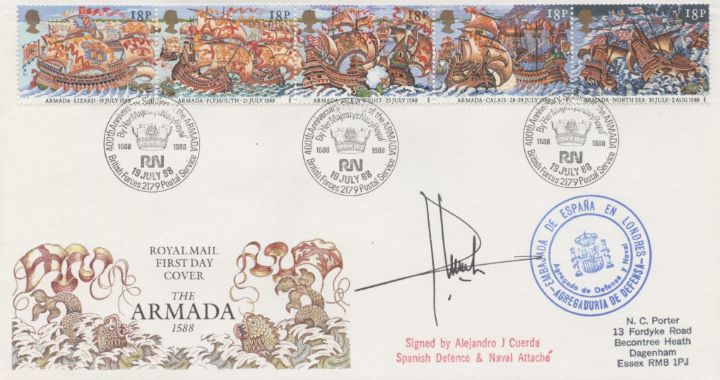 Spanish Armada, Forces Signed