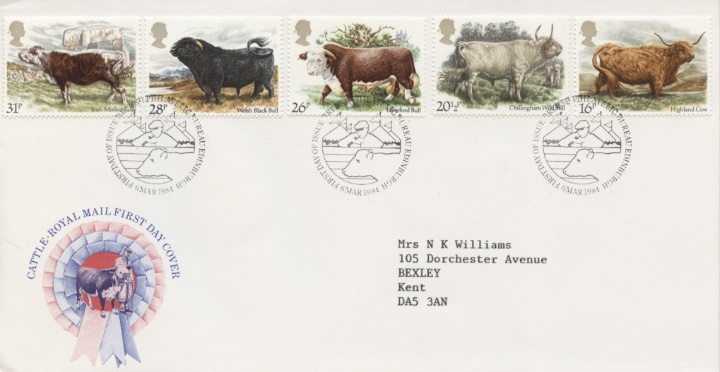 British Cattle, Best in Show - Special Handstamps