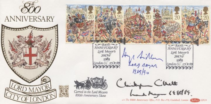 Lord Mayor's Show, Signed cover