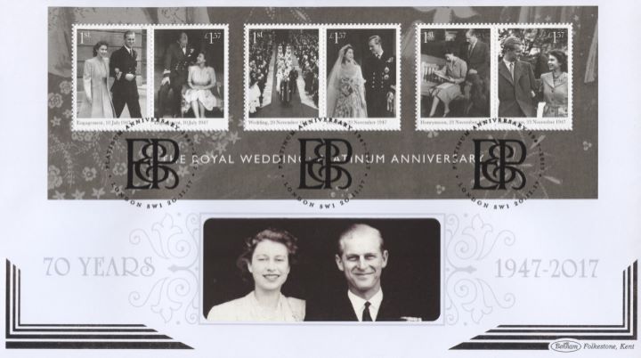 Platinum Wedding: Miniature Sheet, HM The Queen & Prince Phillip