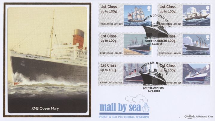 Mail by Sea, RMS Queen Mary