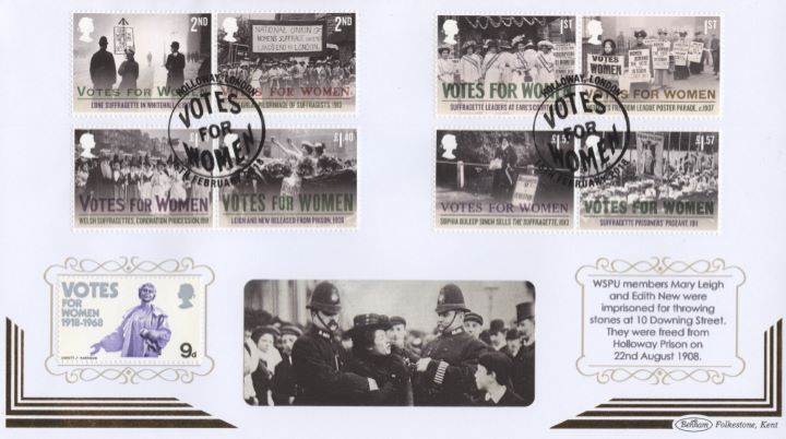 Votes for Women, Policemen and Suffragette