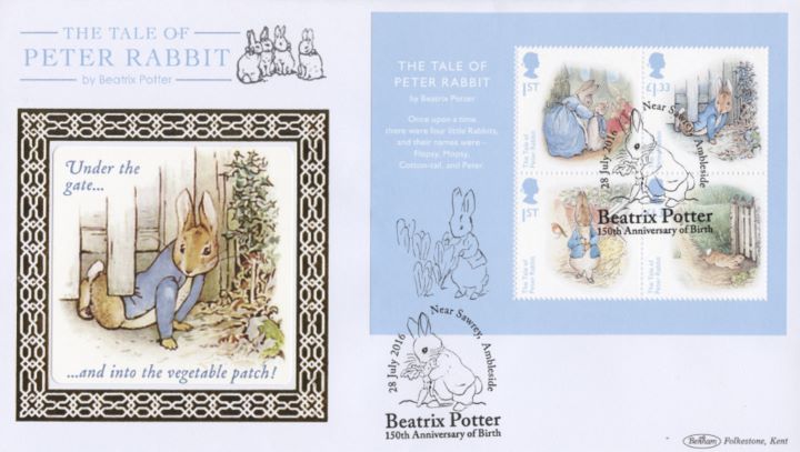 Beatrix Potter: Miniature Sheet, Peter Rabbit