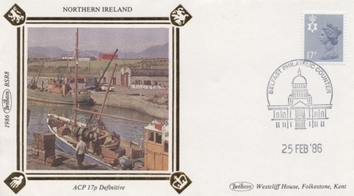 Northern Ireland 13p, 17p, 22p, 31p, Boat Yard