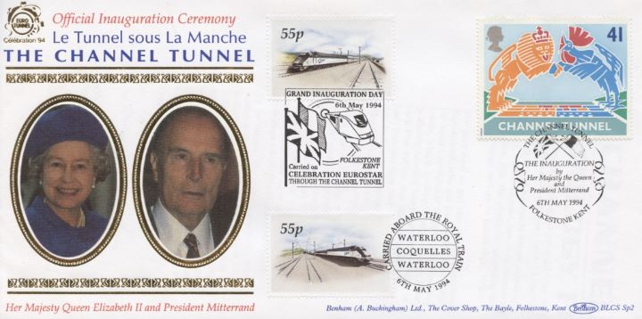 Channel Tunnel, HM The Queen & President Mitterrand