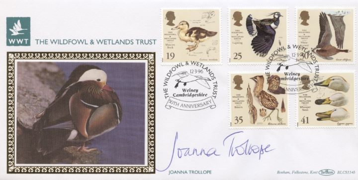 Wildfowl & Wetlands Trust, Joanna Trollope signed