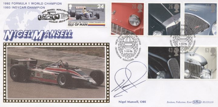 Classic Cars, Nigel Mansell Signed