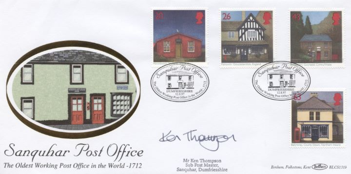 Sub-Post Offices, Signed Cover
