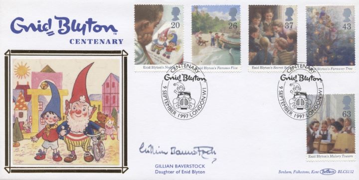 Enid Blyton, Gillian Baverstock signed