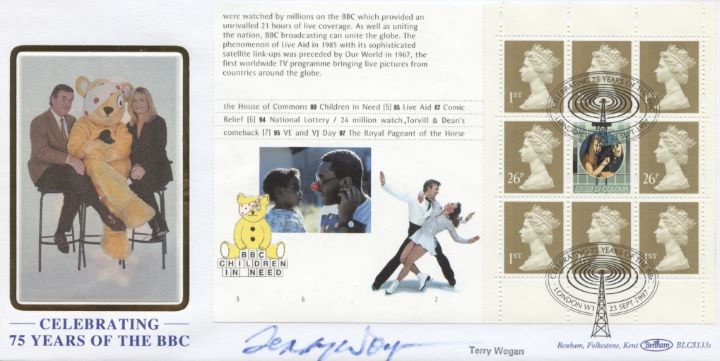 PSB: 75th Anniversary of BBC, Terry Wogan signed