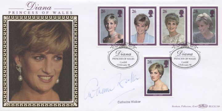 Diana, Princess of Wales, Catherine Walker signed