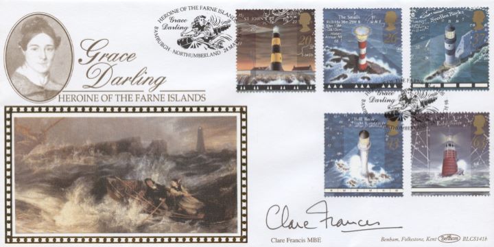 Lighthouses, Clare Francis signed