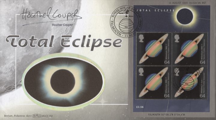 Solar Eclipse: Miniature Sheet, Heather Couper signed