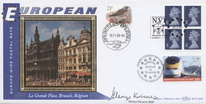 Window: Europe Definitive: 4 x E, Glenys Kinnock signed