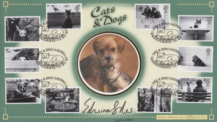 Cats & Dogs, Edwina Silver signed