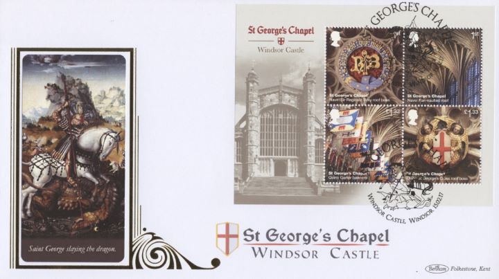 Windsor Castle: Miniature Sheet, St George