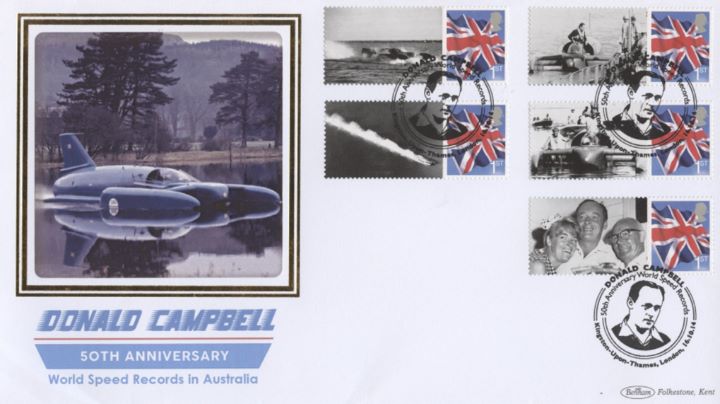 Donald Campbell [Commemorative Sheet], Water Speed