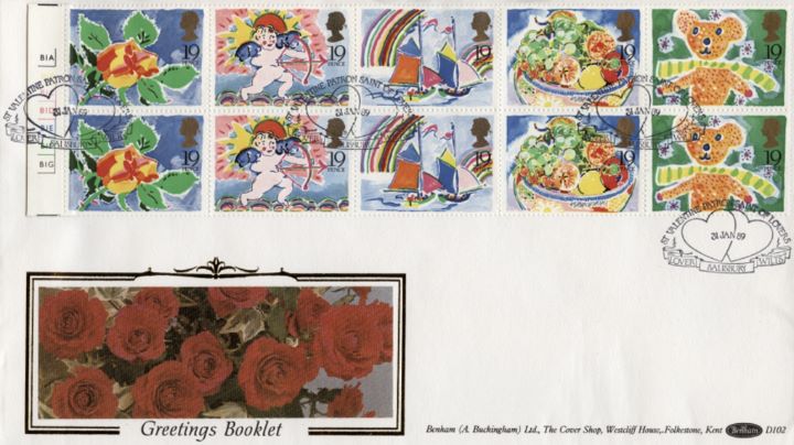 Greetings Stamps, Roses