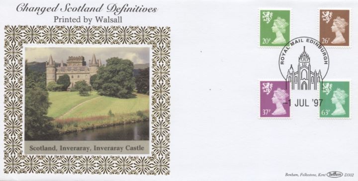 Scotland 20p, 26p, 37p, 63p, Inveraray Castle