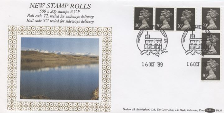 Vending: New Design: £1 Mills 1 (Wicken Fen), New Stamp Rolls