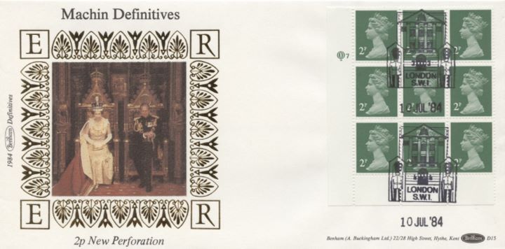 Machins: Decimal Values, 2p New Perforations