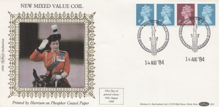 Machins: 13p Readers' Digest Stamp Coil, Trooping the Colour