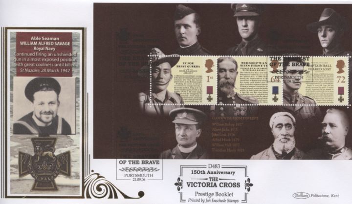 PSB: Victoria Cross - Pane 1, William Alfred Savage