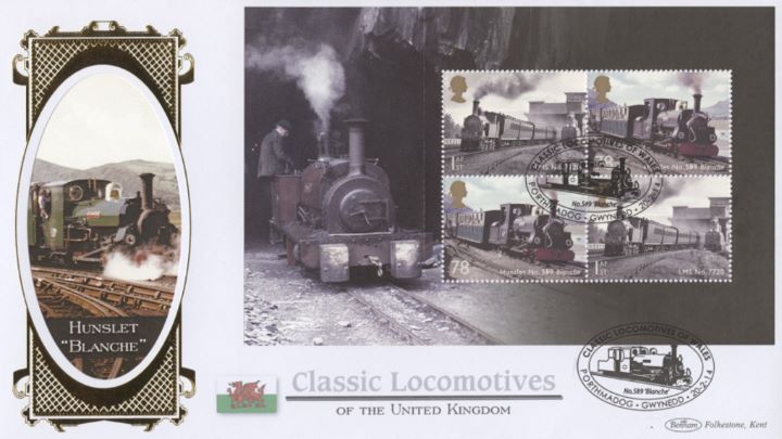 PSB: Classic Locomotives - Pane 5, Hunslet Blanche