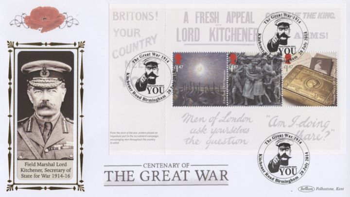 PSB: The Great War 2014 - Pane 2, Field Marshal Lord Kitchener