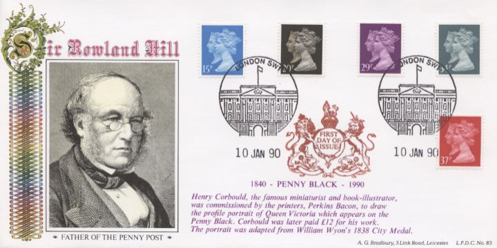 Penny Black Anniversary, Sir Rowland Hill