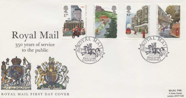 The Royal Mail, The Royal Arms