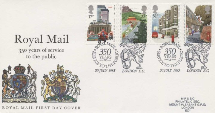 The Royal Mail, The Royal Arms