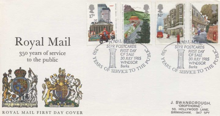 The Royal Mail, The Royal Arms