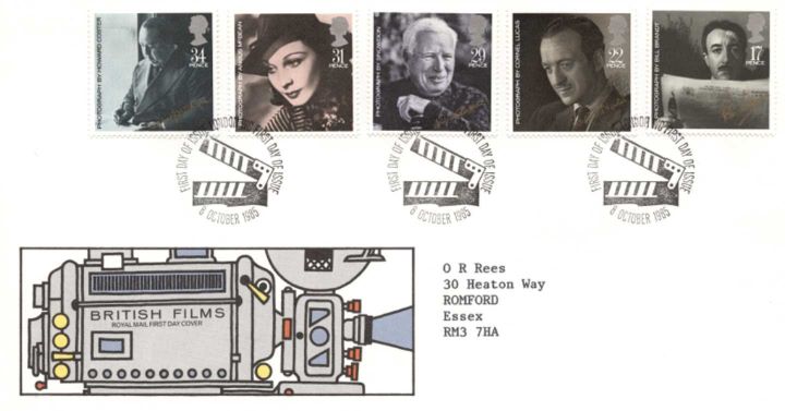 British Film Year, Special Handstamps