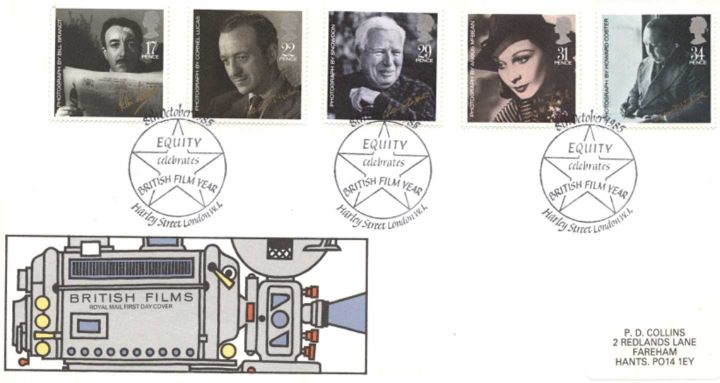 British Film Year, Special Handstamps