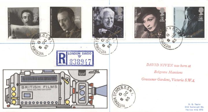 British Film Year, CDS Postmarks