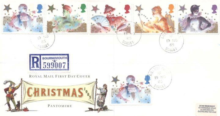 Christmas 1985, CDS Postmarks