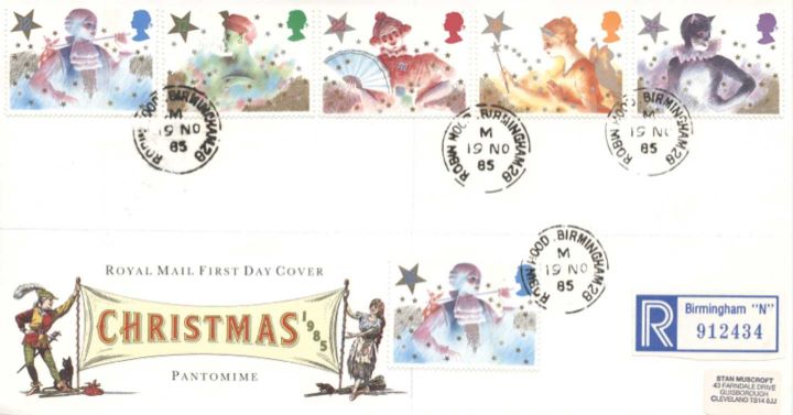 Christmas 1985, CDS Postmarks