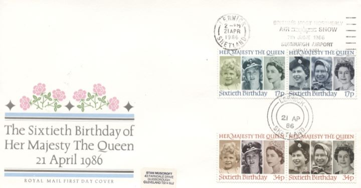 Queen's 60th Birthday, Slogan Postmarks