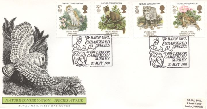 Species at Risk, Special Handstamps