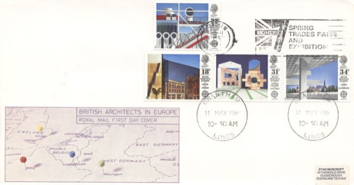 British Architects in Europe, Slogan Postmarks