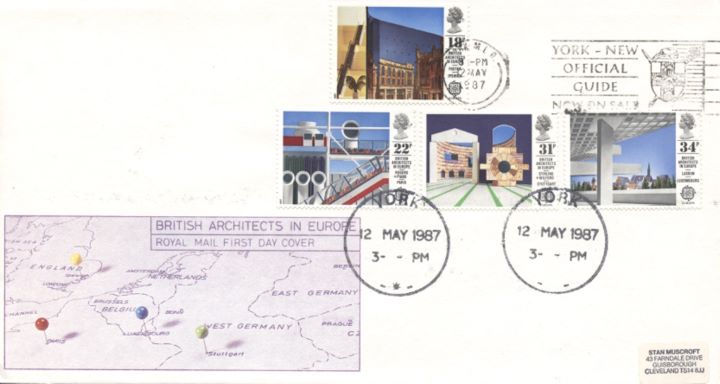 British Architects in Europe, Slogan Postmarks