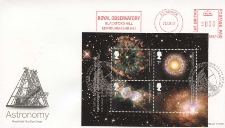 Astronomy: Miniature Sheet, Astronomy Meter Marks