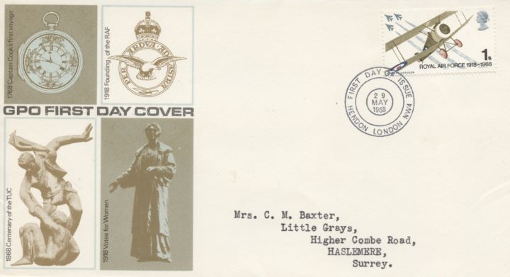 British Anniversaries, RAF Stamp