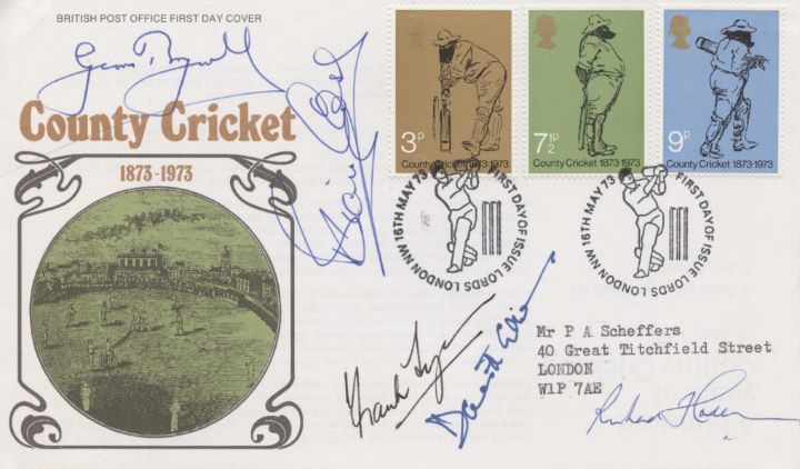 County Cricket Centenary, Geoff Boycott signed