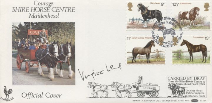 Shire Horse Society, Virginia Leng signed