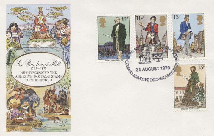 Rowland Hill: Stamps, Mulready Envelope