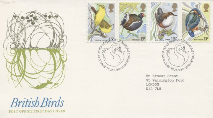 British Birds 1980, Collect British Stamps