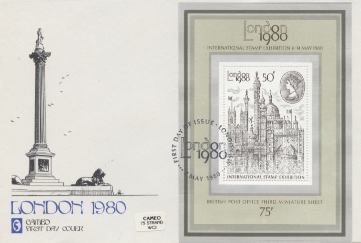 London 1980: Miniature Sheet, Nelsons Column